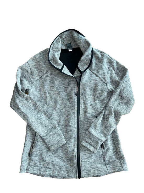 Champion Jackets & Blazers - Champion: Heather Gray and Black Pullover Hoodie: Size Large